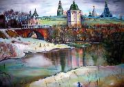 Gherardo Starnina artist Nina Silaeva Serpukhov Vysotsky monastery oil painting on canvas